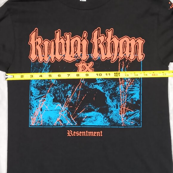 Kublai Khan TX 'Resentment' LS Shirt • Black • Small • Hardcore/Metalcore • RARE - Picture 8 of 9